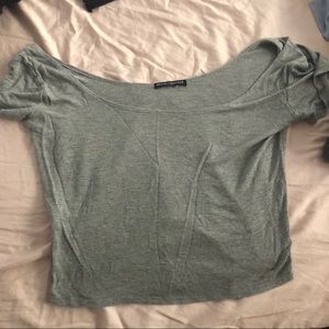 Off shoulder brandy Melville top